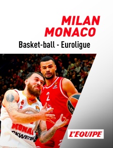 L'Equipe - Basket - Euroligue masculine : Milan / Monaco