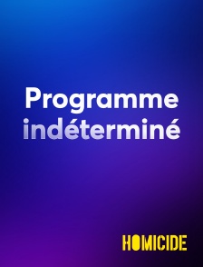 Molotov Channels Homicide - Programme indéterminé