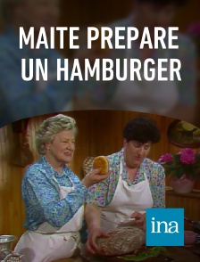 INA - Maïté prépare un hamburger