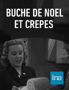 Buche de Noël et crêpes