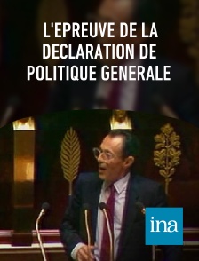 INA - L'épreuve de la déclaration de politique générale