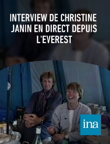 INA - Interview de Christine Janin en direct depuis l'Everest