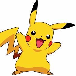 Pikachu - Personnage d'animation