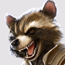 Rocket Racoon - Personnage d'animation