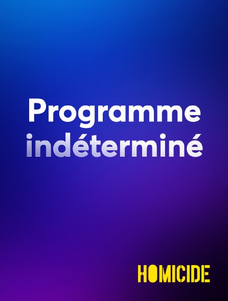 Molotov Channels Homicide - Programme indéterminé