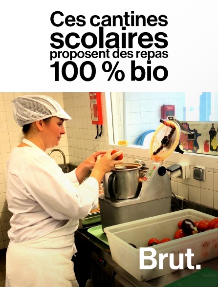 Brut - Ces cantines scolaires proposent des repas 100  % bio