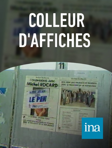 INA - Colleur d'affiches