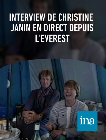 INA - Interview de Christine Janin en direct depuis l'Everest