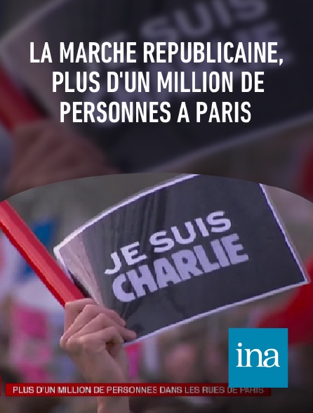 INA - La marche républicaine, plus d'un million de personnes à Paris