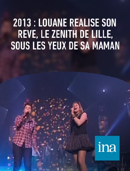 INA - 2013 : Louane réalise son rêve, le Zénith de Lille, sous les yeux de sa maman